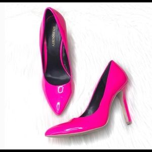 Hot pink stilettos
